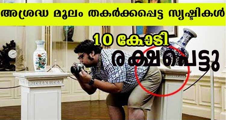 അബദ്ധത്തിൽ നശിപ്പിക്കപ്പെട്ട അമൂല്യ സൃഷിട്ടികൾ