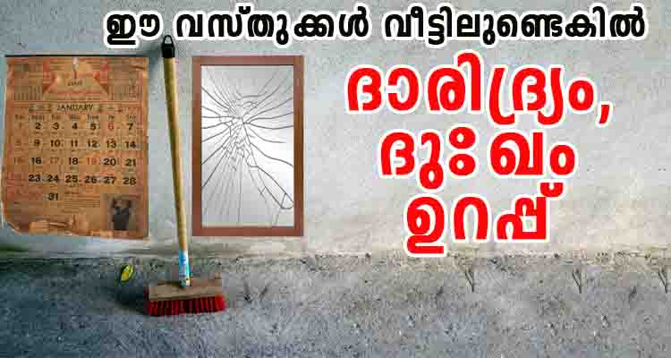വീട്ടിൽ നിന്ന്  എത്രയും പെട്ടെന്ന് ഈ വസ്തുക്കൾ ഒഴിവാക്കിയില്ല എങ്കിൽ ദാരിദ്ര്യം ഉറപ്പ്