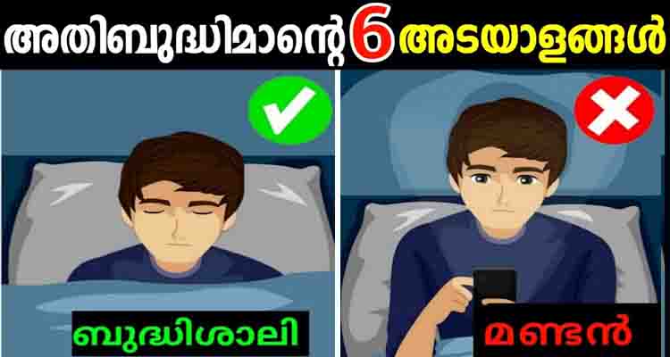 അതിബുദ്ധിമാന്റെ  6 ലക്ഷണങ്ങൾ ഇവയാണ്