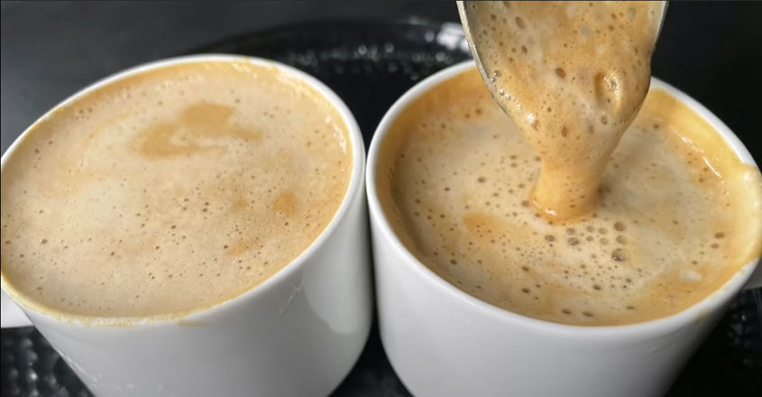 പാൽ ചേർക്കാതെ നല്ല ക്രീമിയായ കോഫി മിനിറ്റുകൾക്കുള്ളിൽ
