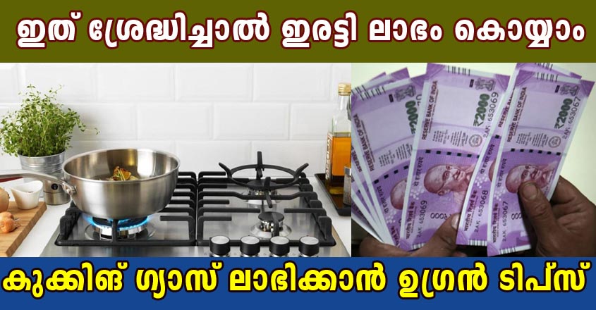 ഇത് ശ്രേദ്ധിച്ചാൽ ഇരട്ടി ലാഭം കൊയ്യാം. കുക്കിങ് ഗ്യാസ് ലാഭിക്കാൻ ഉഗ്രൻ ടിപ്സ്