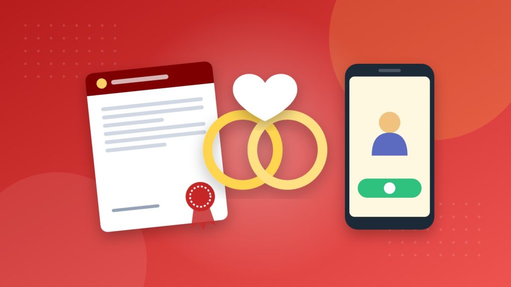Kerala Marriage Registration Online K-SMART illustration