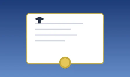 Kerala Plus Two certificate download online – graduation cap and certificate icon representing higher secondary certificate