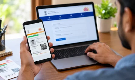 : Aadhaar PDF Download ചെയ്യാനുള്ള മാർഗം വിശദീകരിക്കുന്ന ചിത്രം