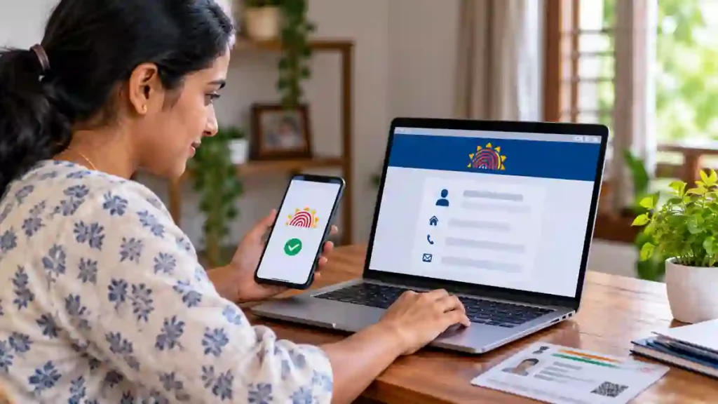 Aadhaar Update Online വീട്ടിൽ നിന്ന് Aadhaar വിവരങ്ങൾ മാറ്റുന്ന സേവനം