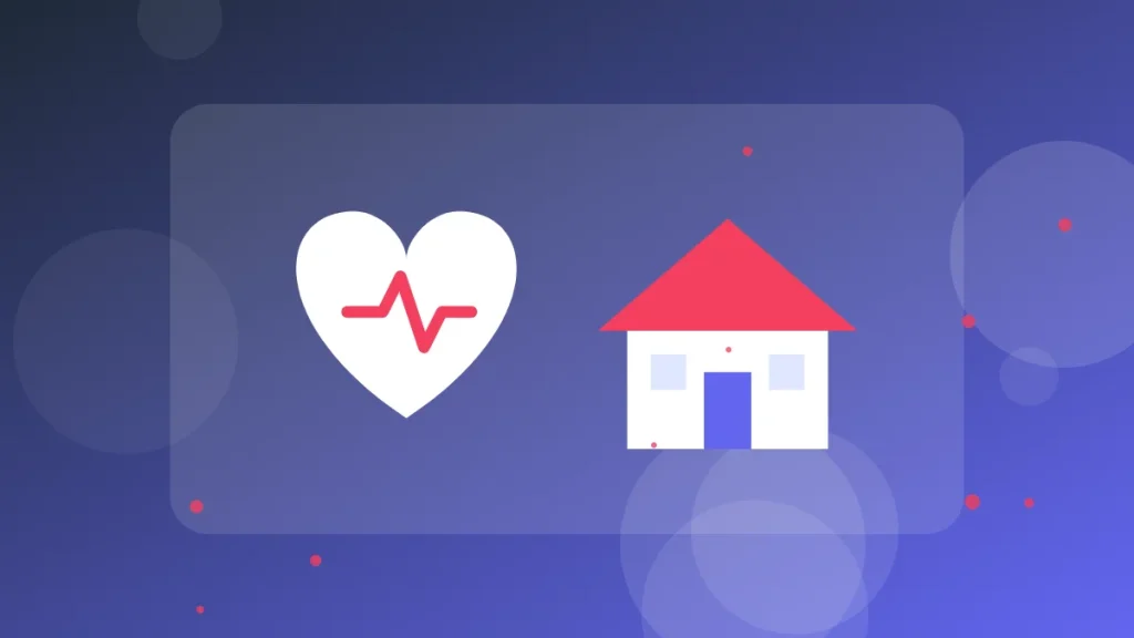 Health care support for senior citizens at home